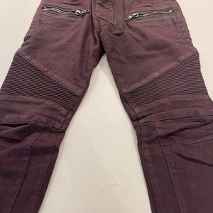 Balmain
stretch denim slim biker jeans